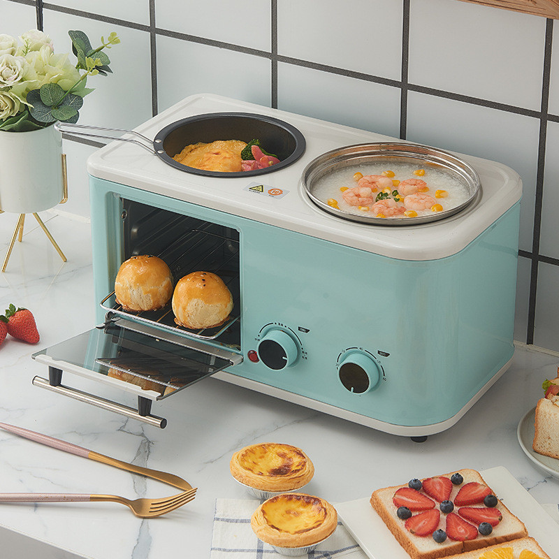 CUKYI Electric 3 in 1 Household Breakfast Machine in Blue