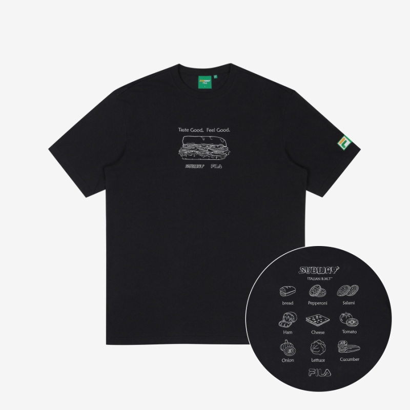 Fila x Subway black ingredients list