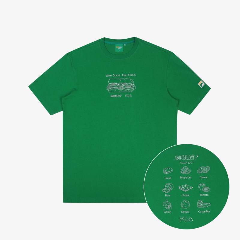 Fila x Subway green ingredients list
