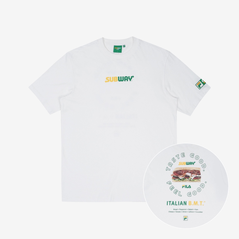 Fila x Subway white sandwich