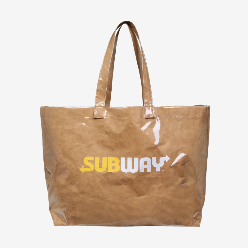 FFila x Subway tote bag front design