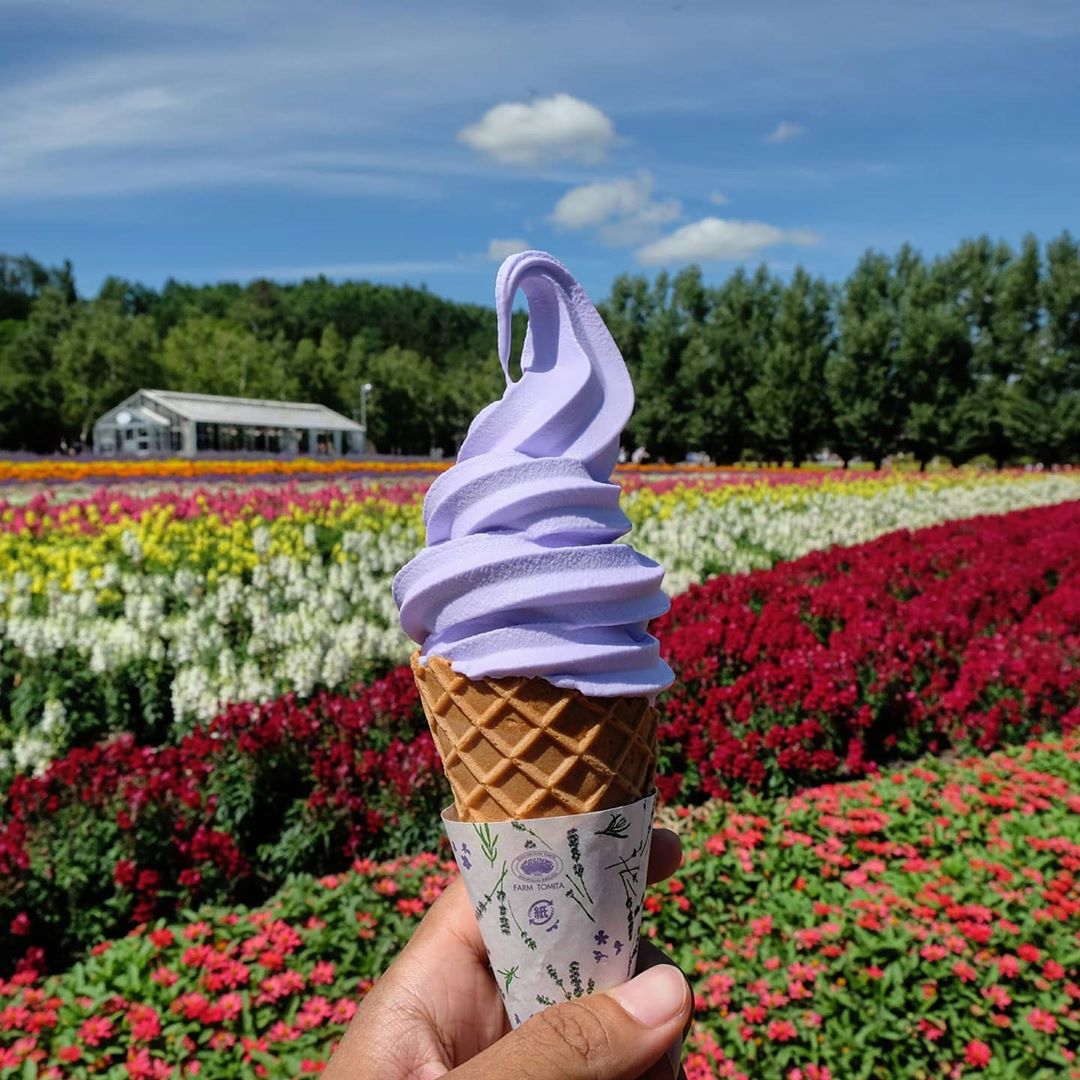 Farm tomita soft serve lavender