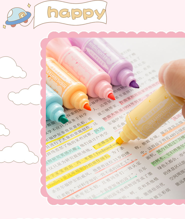 highlighting notes using Candy sweets highlighter