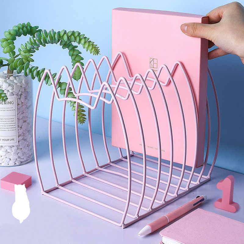 metal cat-shaped book or file desk organiser