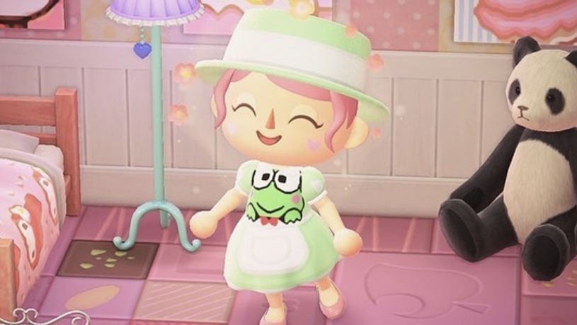 Keroppi Dress Animal Crossing Outfit