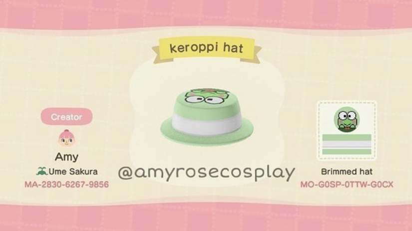 Keroppi Dress Animal Crossing Outfit