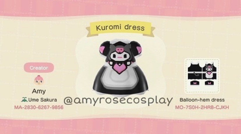 Kuromi Dress Outfit
