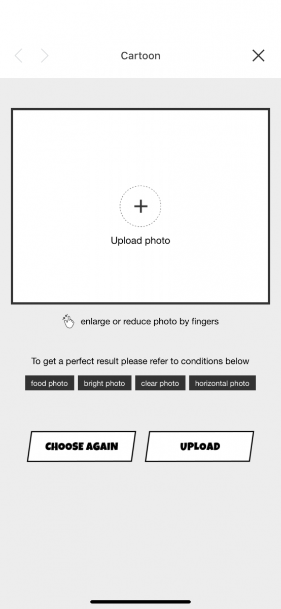 Foodie App screenshoot