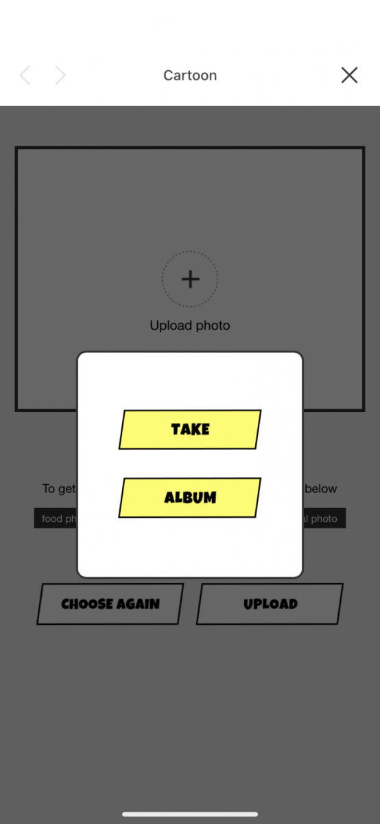 Foodie App screenshoot