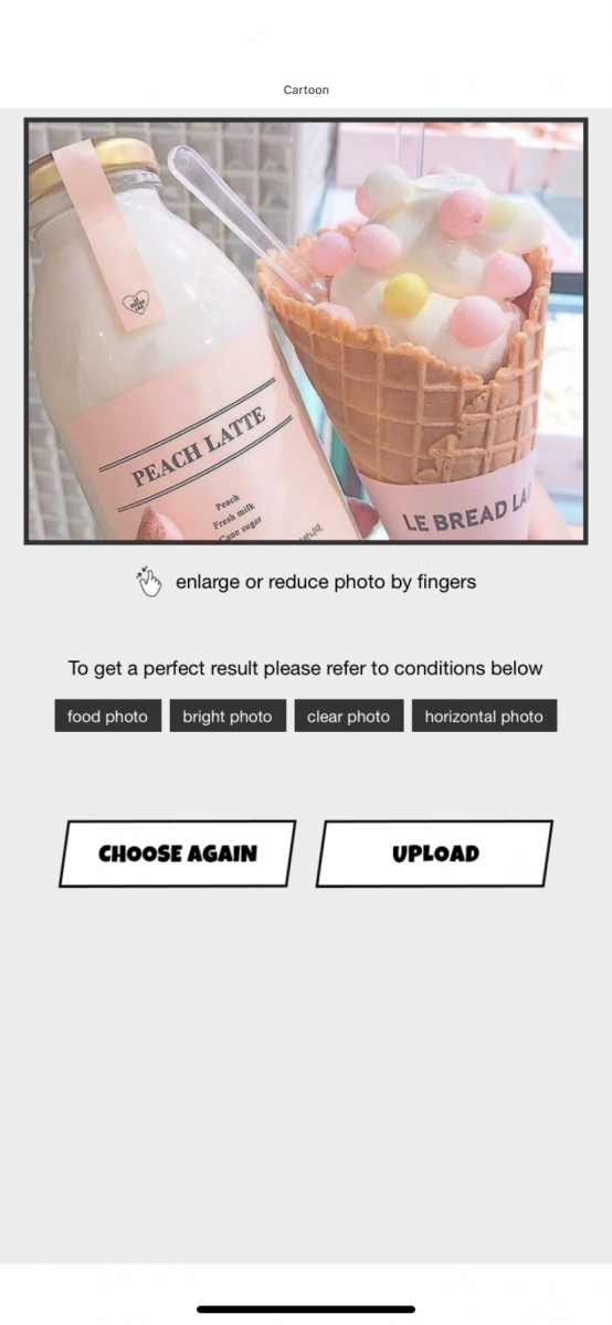 Foodie App screenshoot