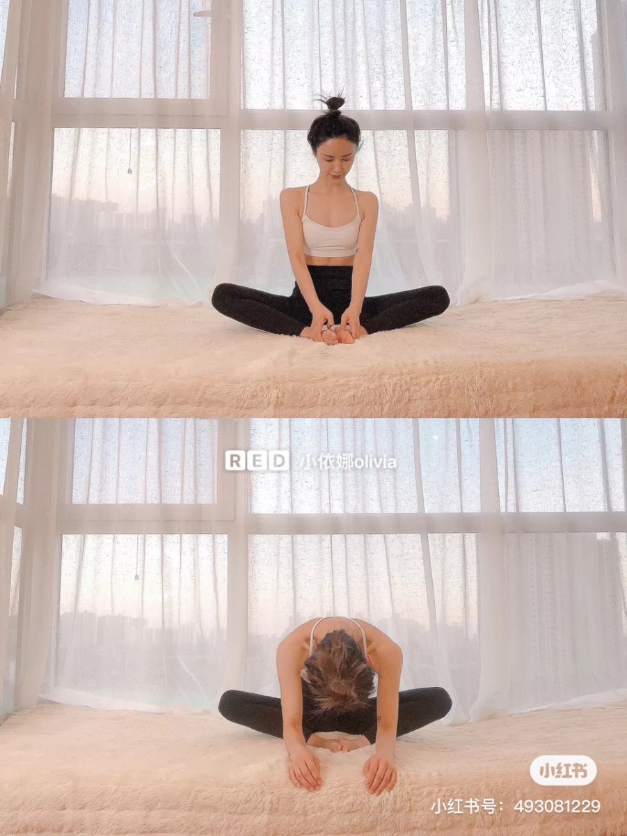 Cross leg stretching