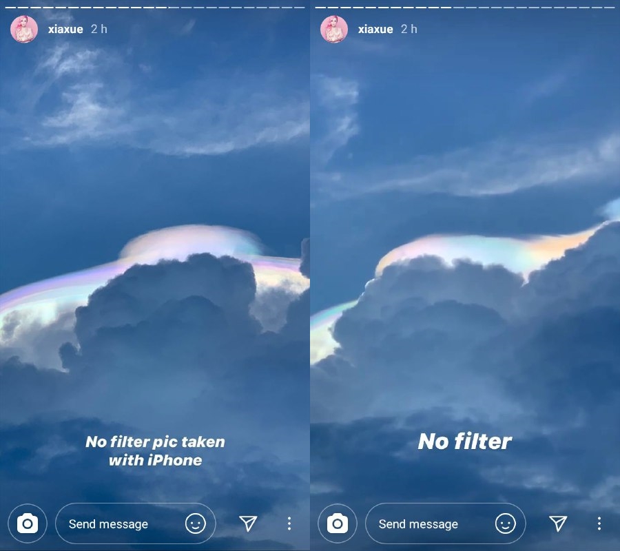 Cloud iridescence Singapore