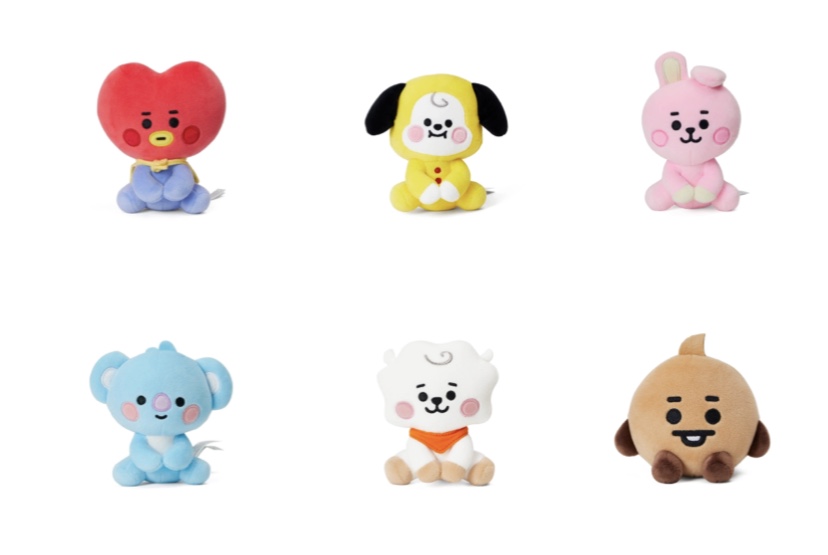 BT21 BABY SITTING PLUSH 12CM