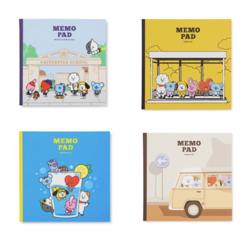 BT21 MEMO PAD