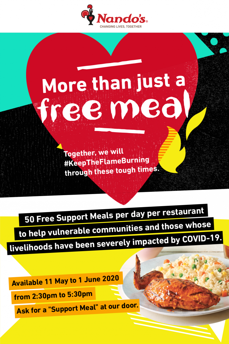 Nando's Singapore Free meals