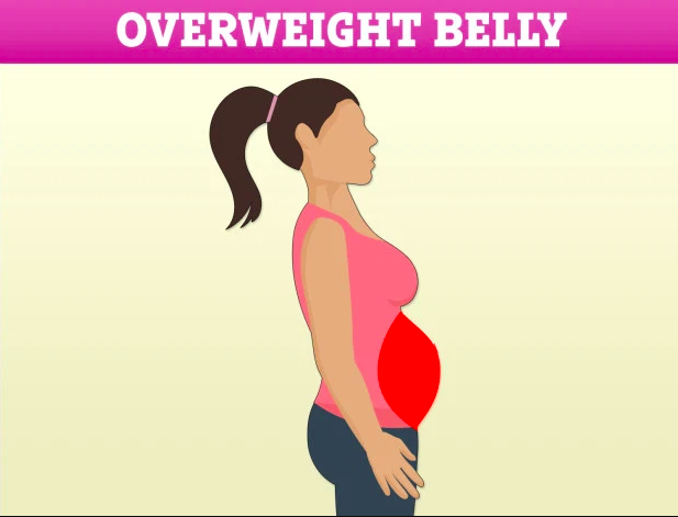 Overweight belly