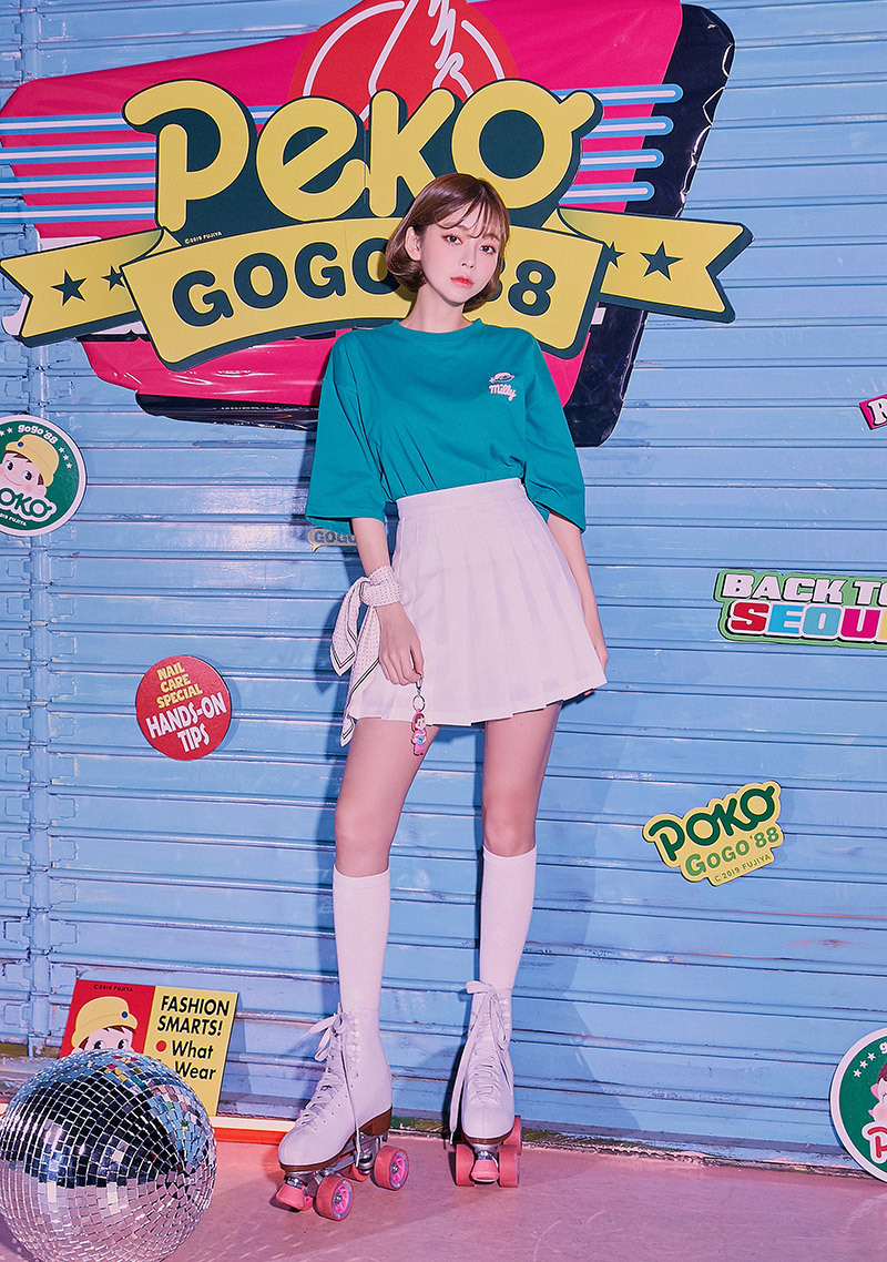 Peko GOGO88 Summer Day Tee in green