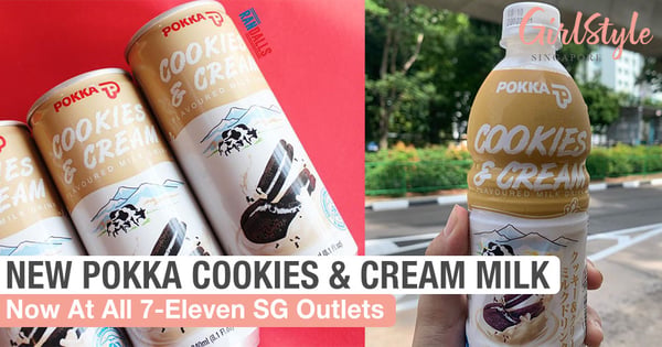 Pokka Has A New Cookies & Cream Milk, Now Available At All 7-Elevens In Singapore