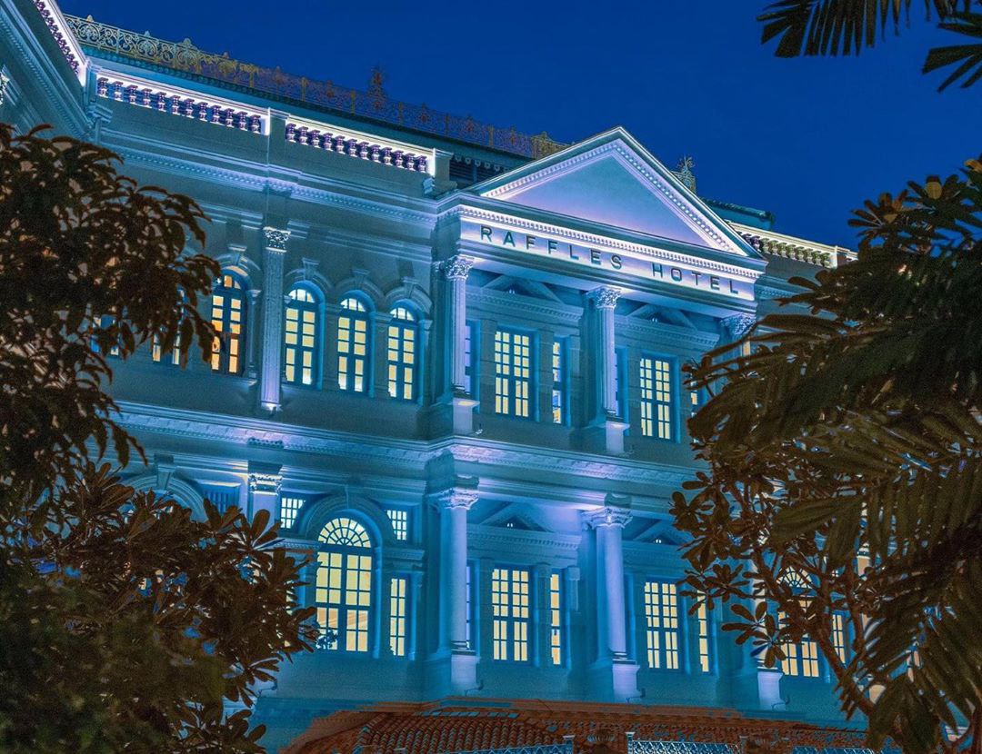 #SeeItBlue Raffles Hotel