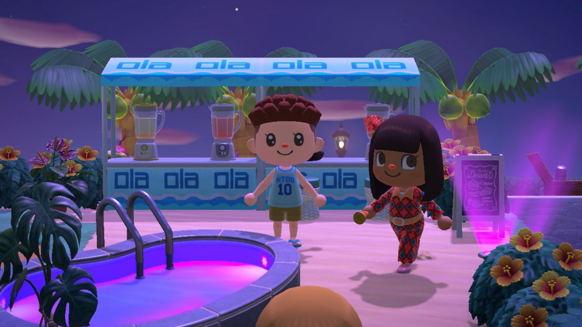 Sentosa island Animal Crossing beach club