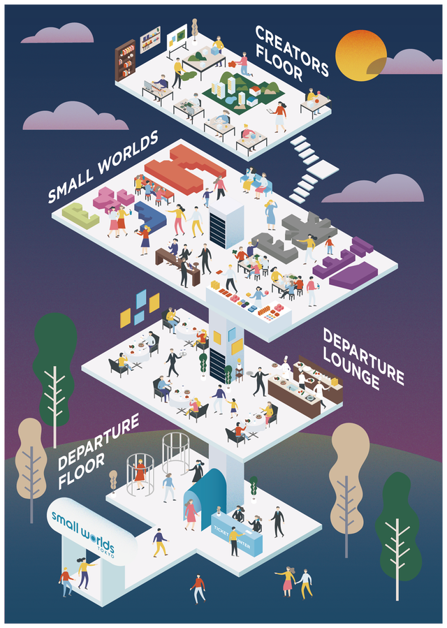 Small Worlds Tokyo floor plan