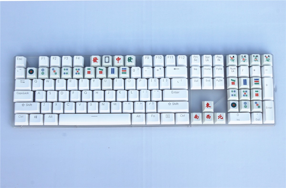Mahjong tile keyboard