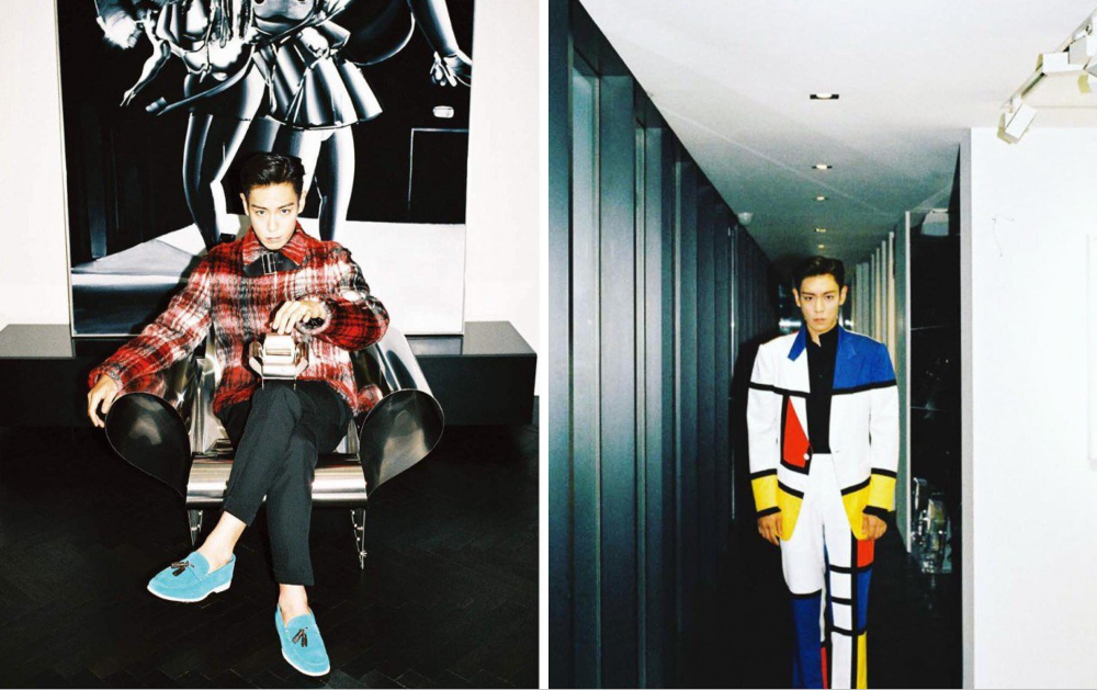 big bang top's apartment hallway and chair