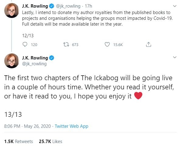 The Ickabog JK Rowling