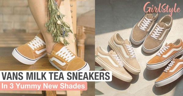 Vans Releases New Milk Tea “Old Skool” Sneakers In 3 Yummy Shades