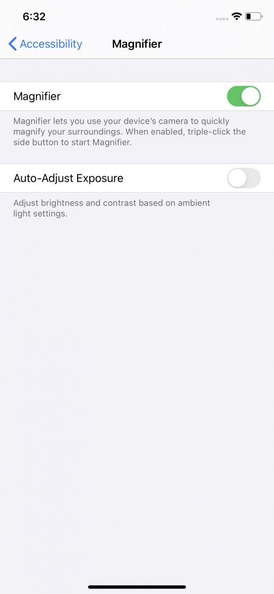 iphone Magnifying Glass