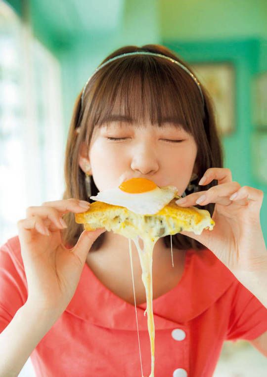 Girl eating