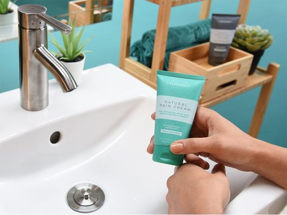 Applying Pain Relief Cream 