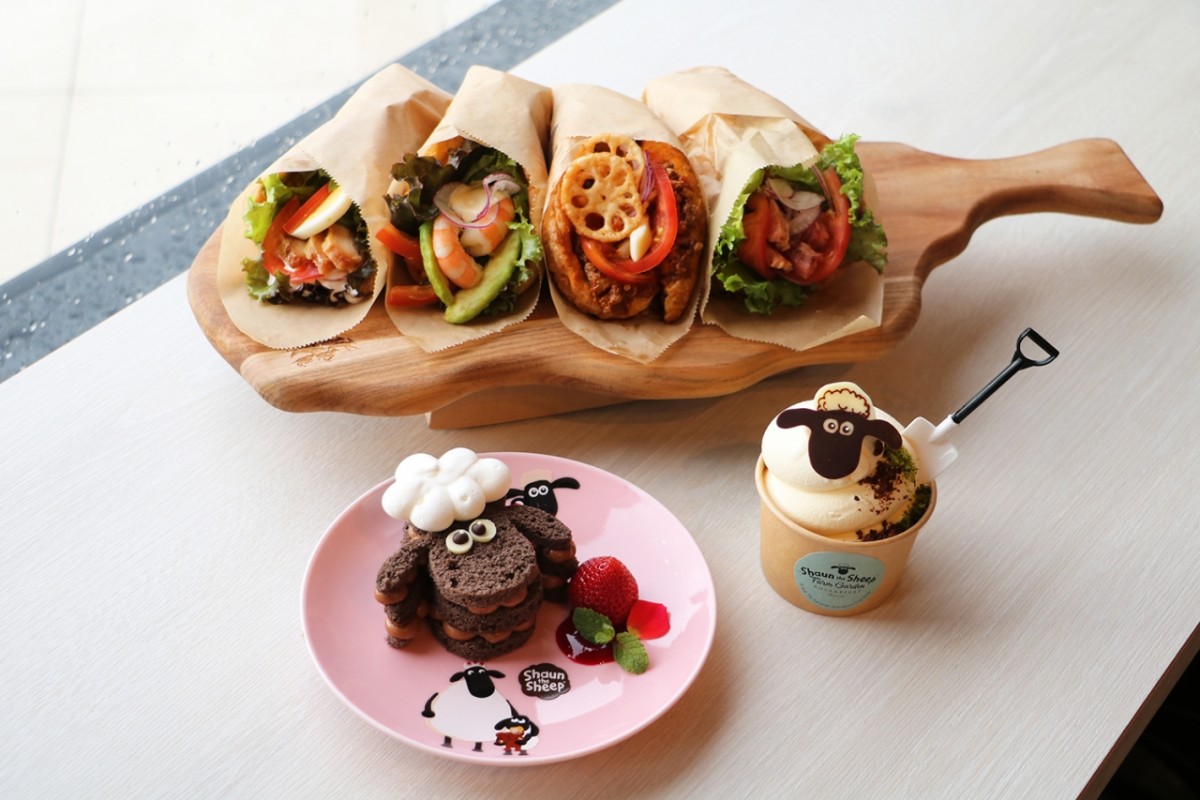 Shaun the sheep-themed meals and snacks