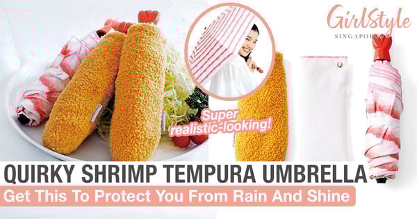 You Need To Get This Peculiar Shrimp Tempura Umbrella To Protect You From Rain & Shine