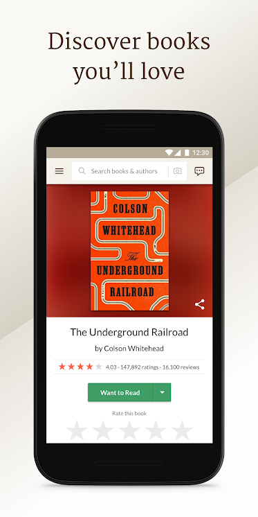 Goodreads book reading app