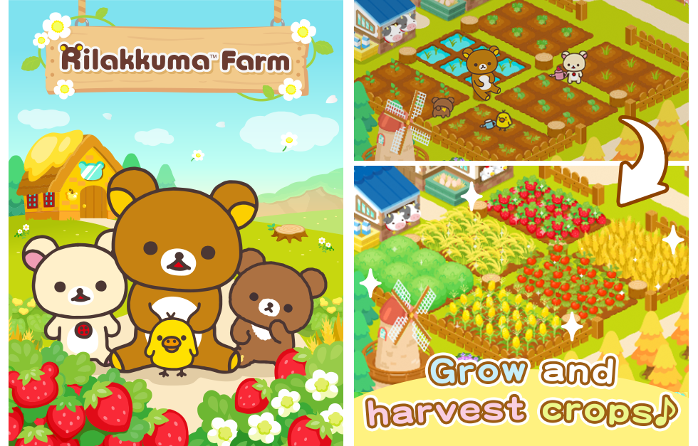 Rilakkuma Farm harvesting farm