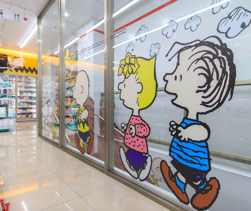 Snoopy-themed 7-Eleven Taipei Taiwan