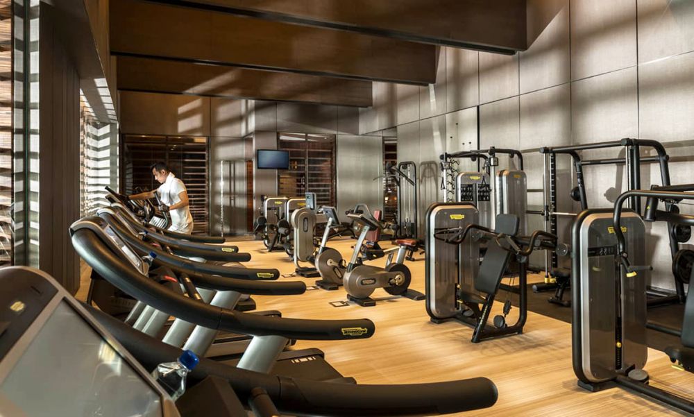 gym at luxury dining room of Lan Apartments