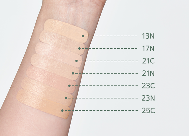 Different shades for LANEIGE Neo Cushions