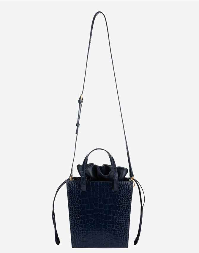 Jamie Wander croc effect bag product shot