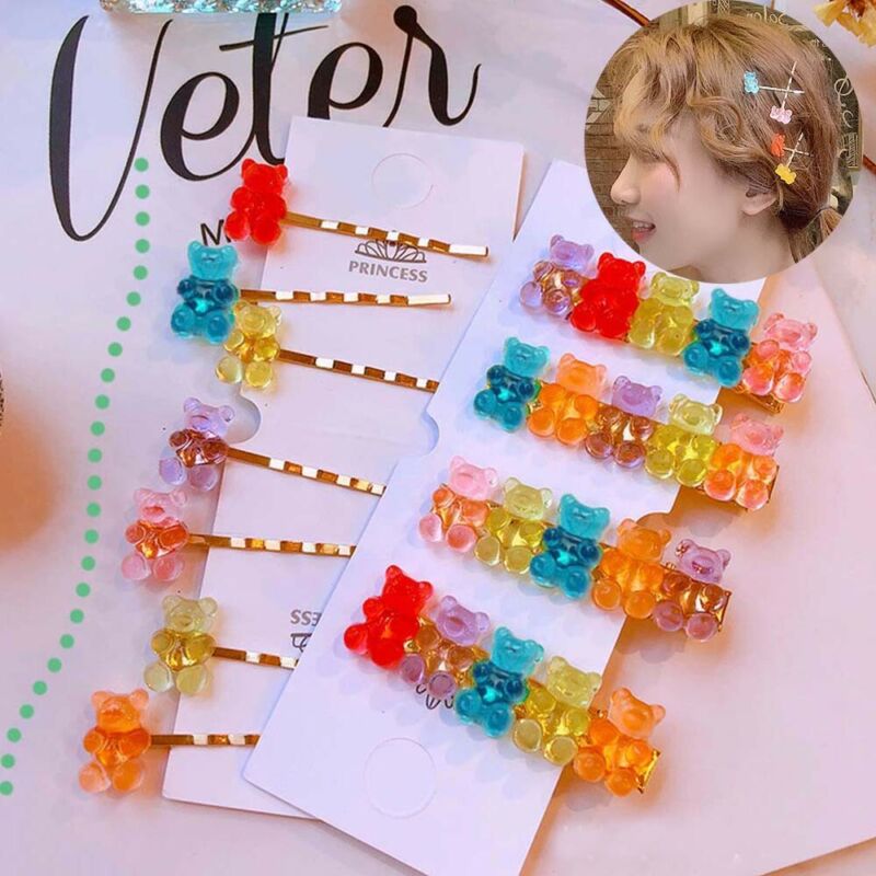 Gummy bear hair clips