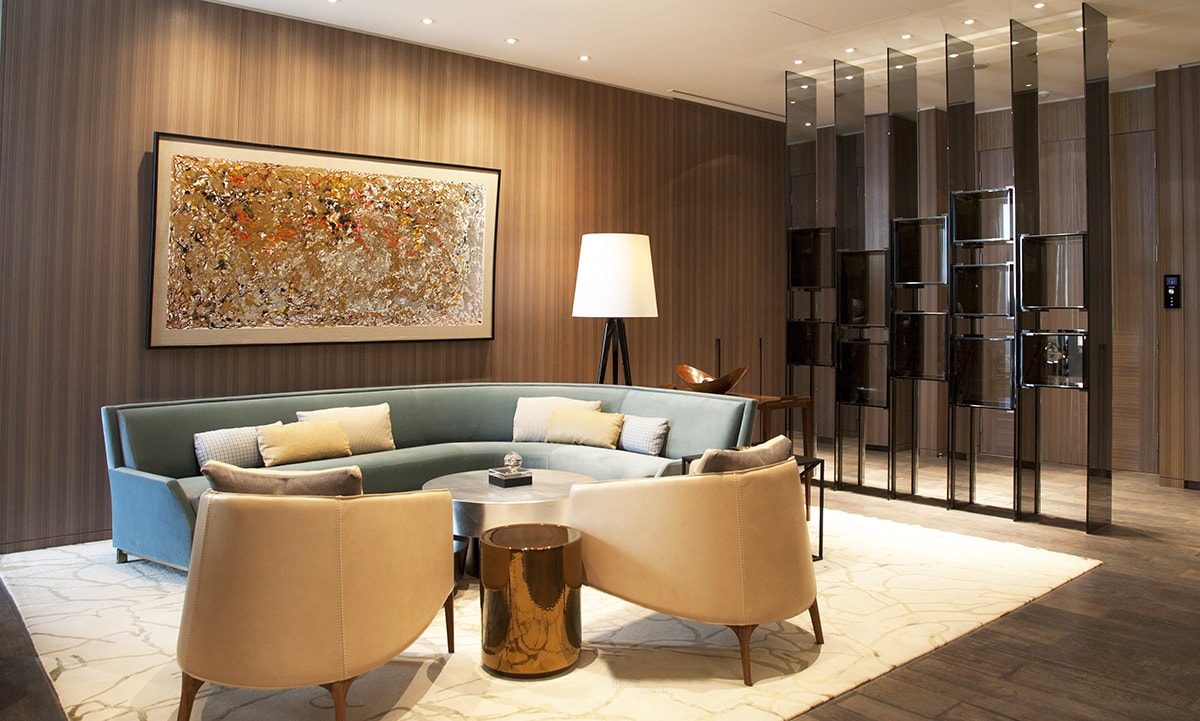 luxury dining room of Lan Apartments