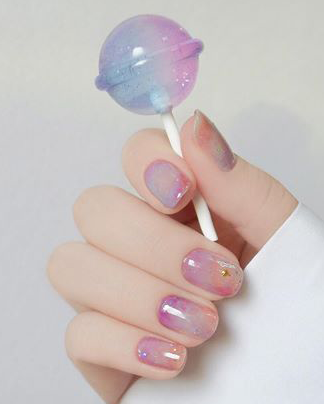 Candy-inspired nails