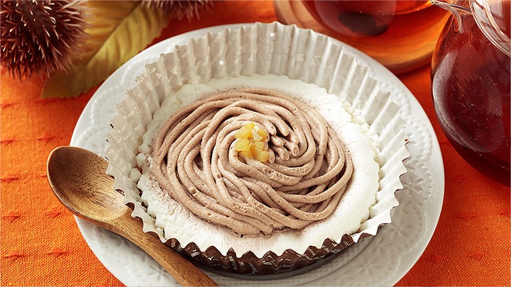 Japanese convenience store Mont Blanc cake