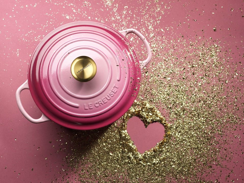Le Creuset berry ombre Signature Round French Oven in 20cm