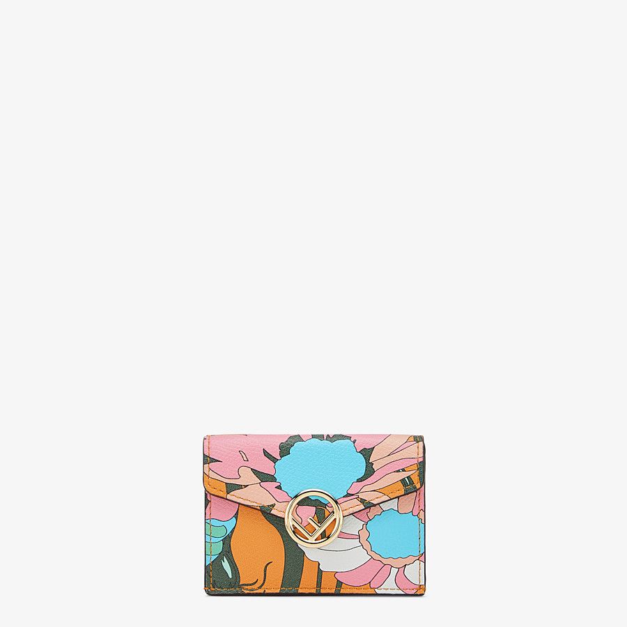 Fendi Micro Trifold wallet in multicolour