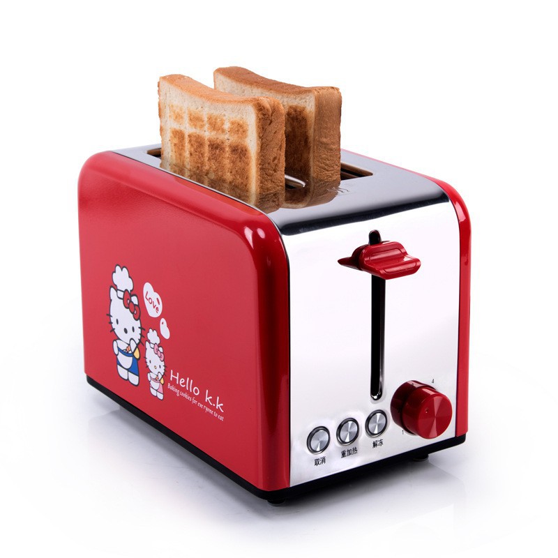 red Hello Kitty toaster