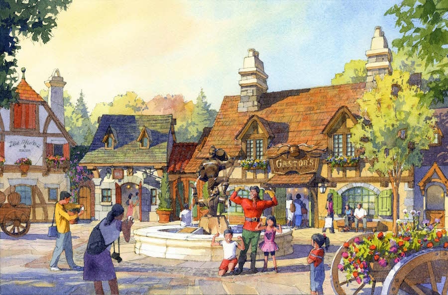Surroundings of Beauty and the Beast castle