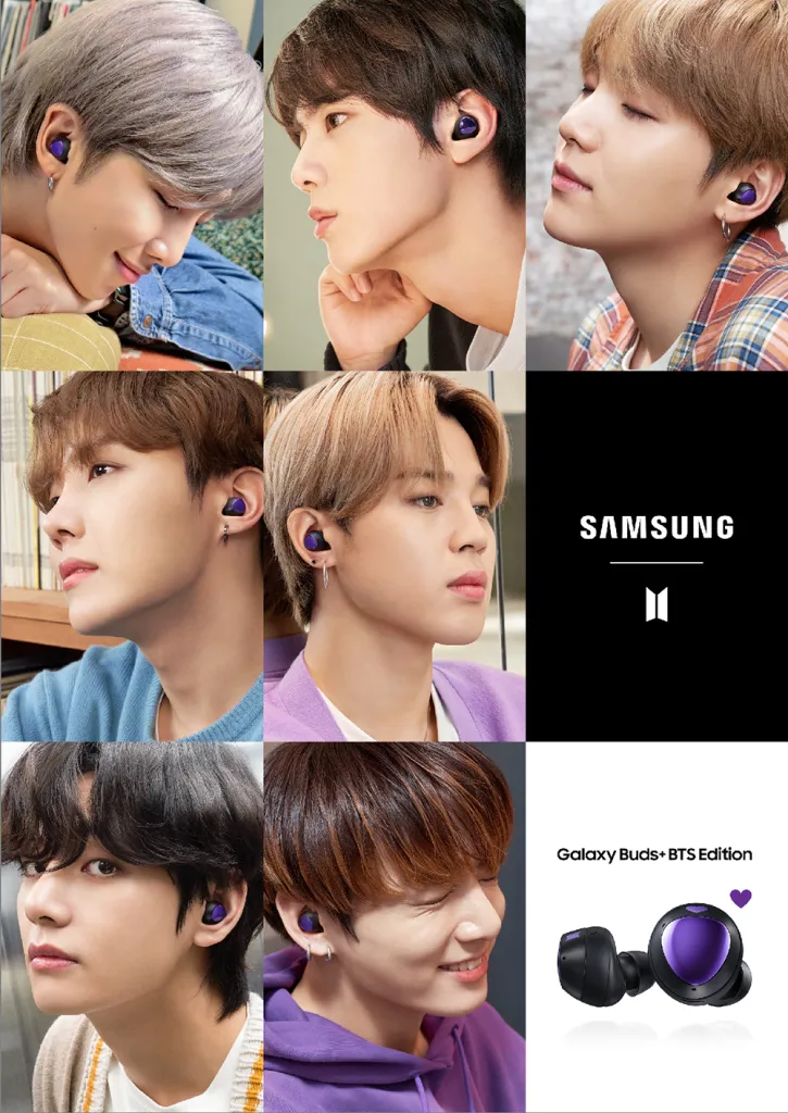BTS Samsung Galaxy smartphone earbuds Singapore