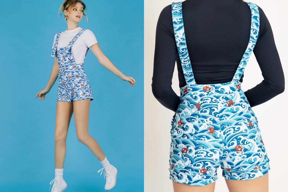 Pokemon Blackmilk overall shorts Singapore